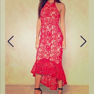 Beautiful Crochet detailed Mermaid dress